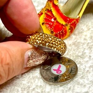 NEW UNISEX wedding style CZ ZIRCON-rhinestone glitter band